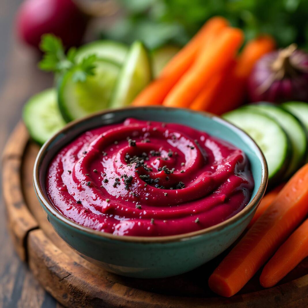 rote Rübensauce (Fondue oder Dip) Rezept rote Rübensauce (Fondue oder Dip) Rezept