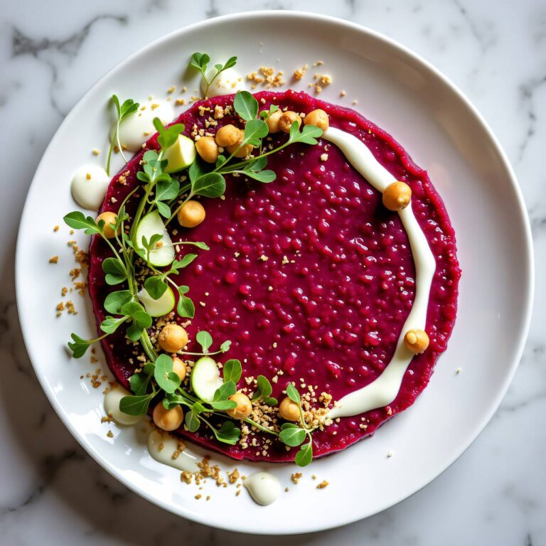 rote Rübentatar (vegetarisches Tatar) Rezept