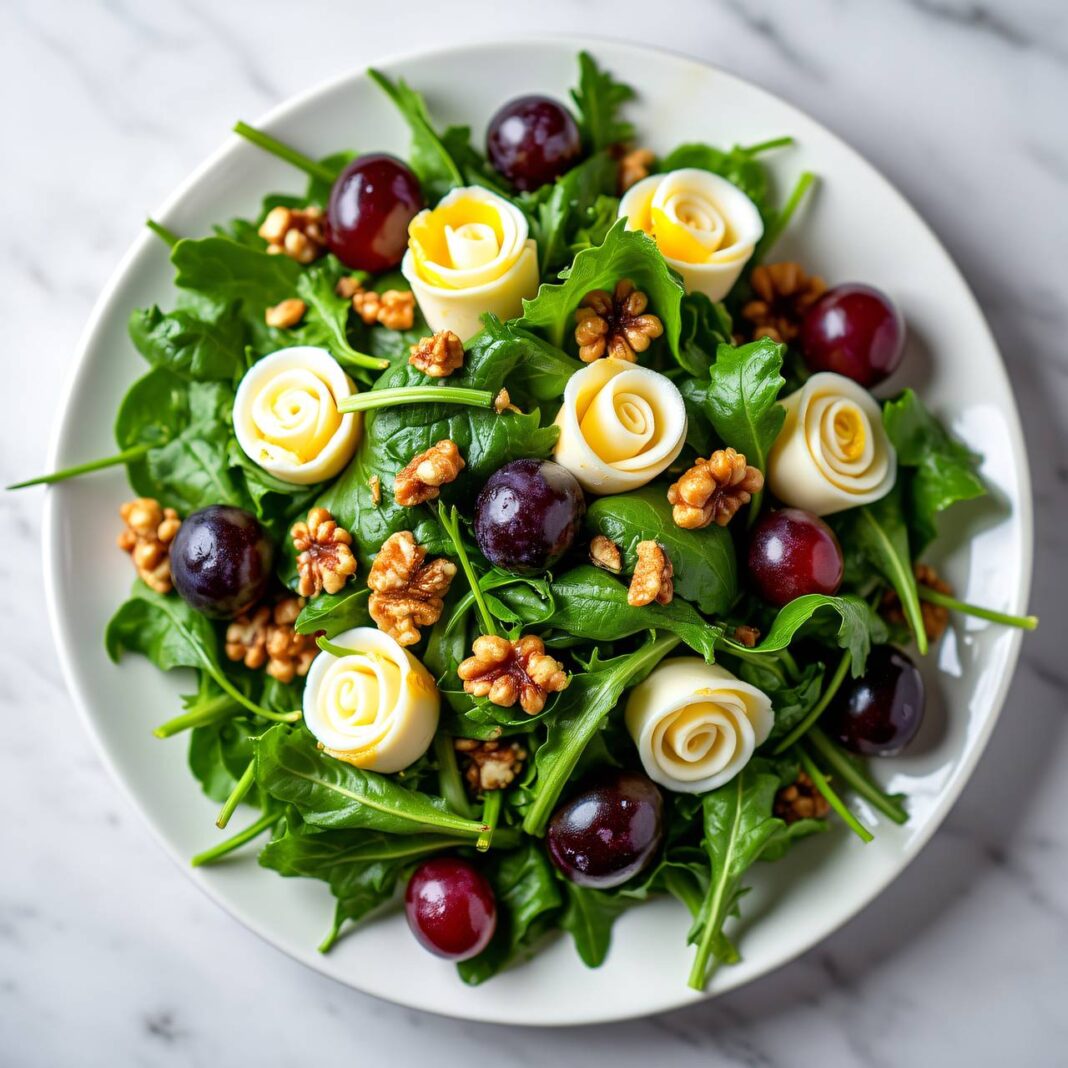 Rucolasalat mit Käse Rezept Rucolasalat mit Käse Rezept