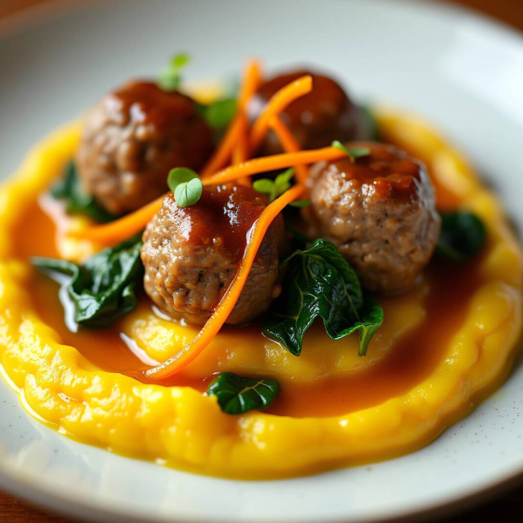 Rübenstock mit Gemüse-Kräuter-Sauce Rezept Rübenstock mit Gemüse-Kräuter-Sauce Rezept