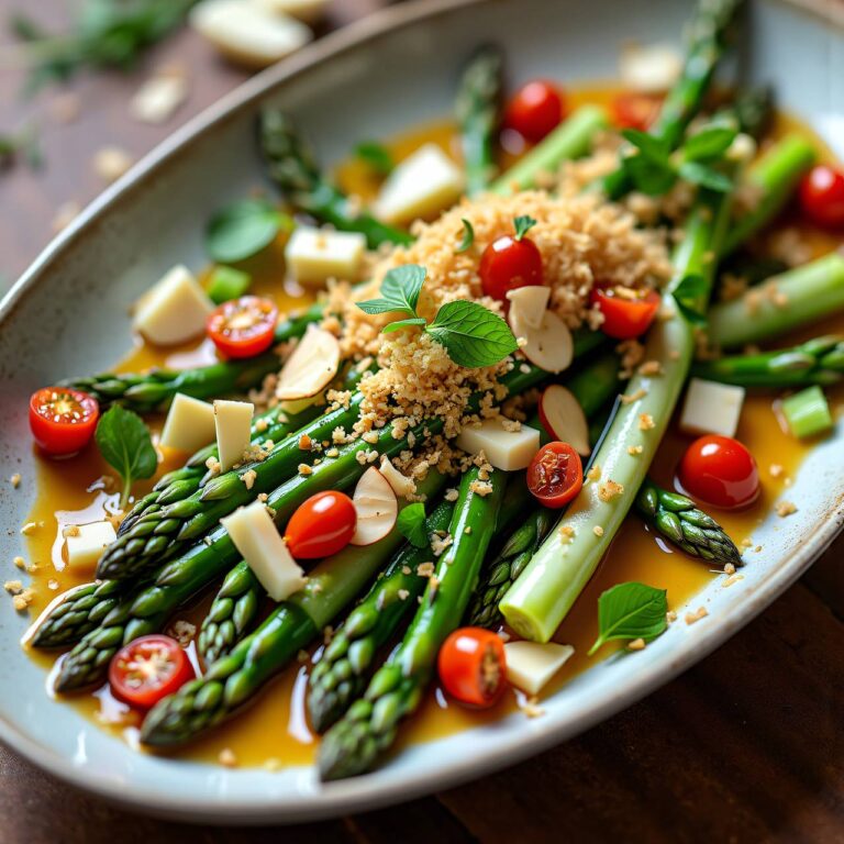 Rührgebratener Spargelsalat Rezept