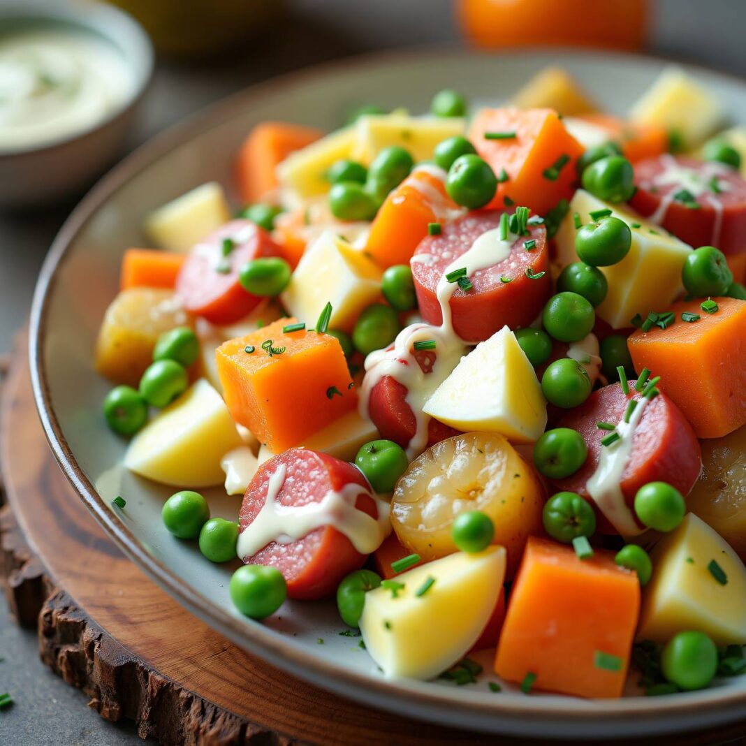 Russischer Salat Rezept Russischer Salat Rezept