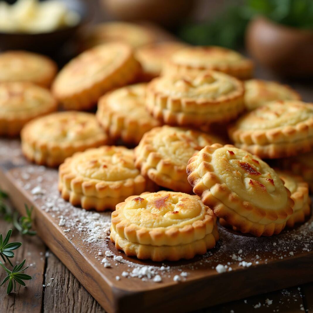 Sablés mit Käse Rezept Sablés mit Käse Rezept