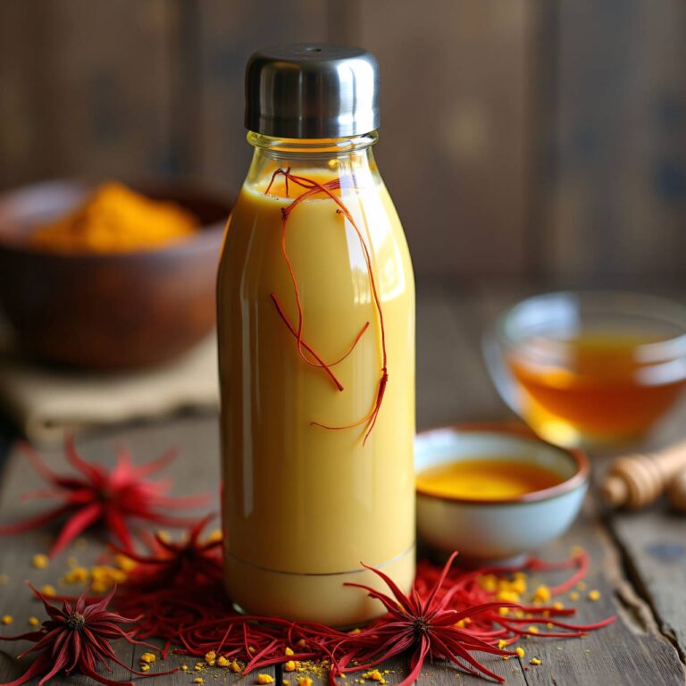 Safranmilch Rezept