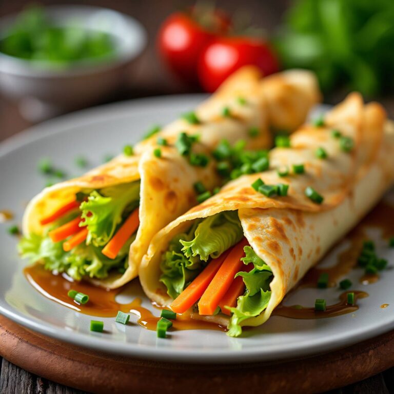 Salat-Crêpes Rezept