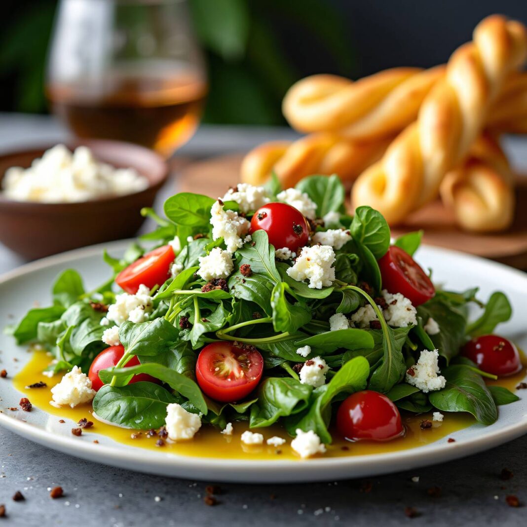 Salat mit Frischkäse Rezept Salat mit Frischkäse Rezept