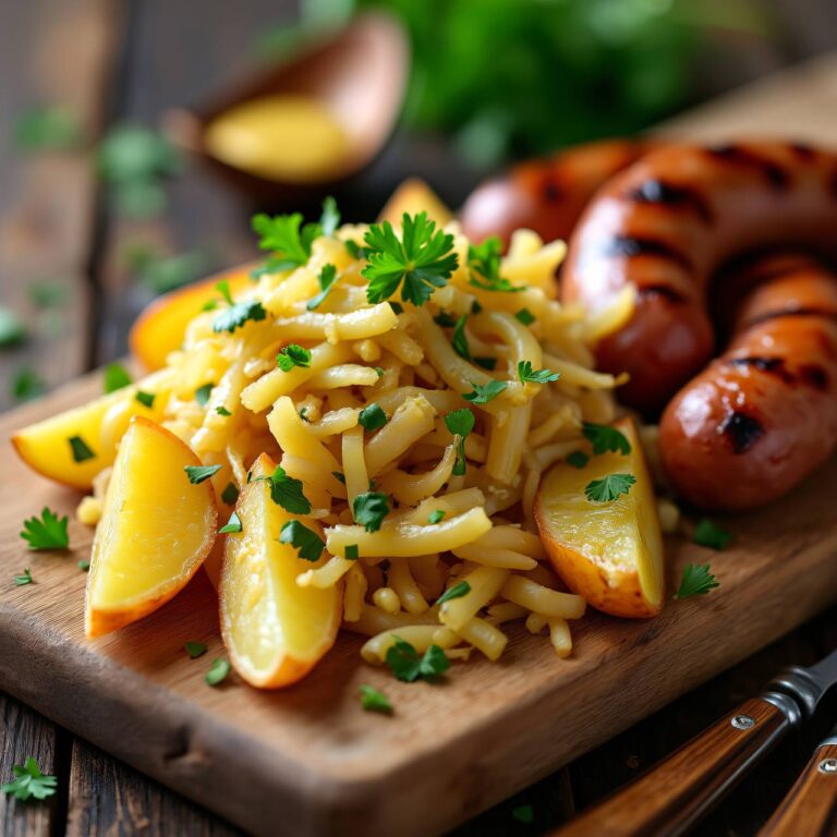 Sauerkraut-Salat mit Würstchen Rezept