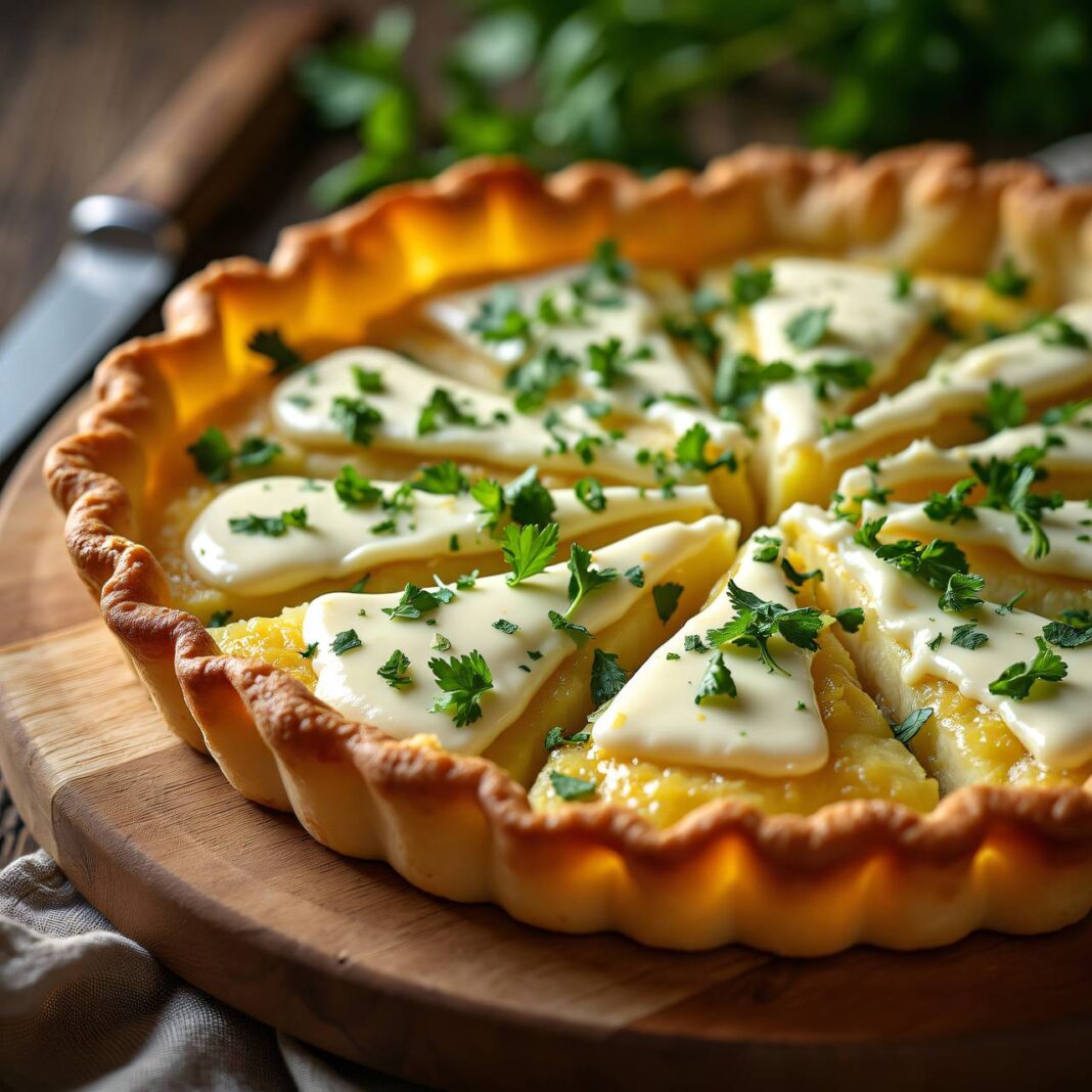 Sauerrahm-Kartoffel-Kuchen Rezept Sauerrahm-Kartoffel-Kuchen Rezept