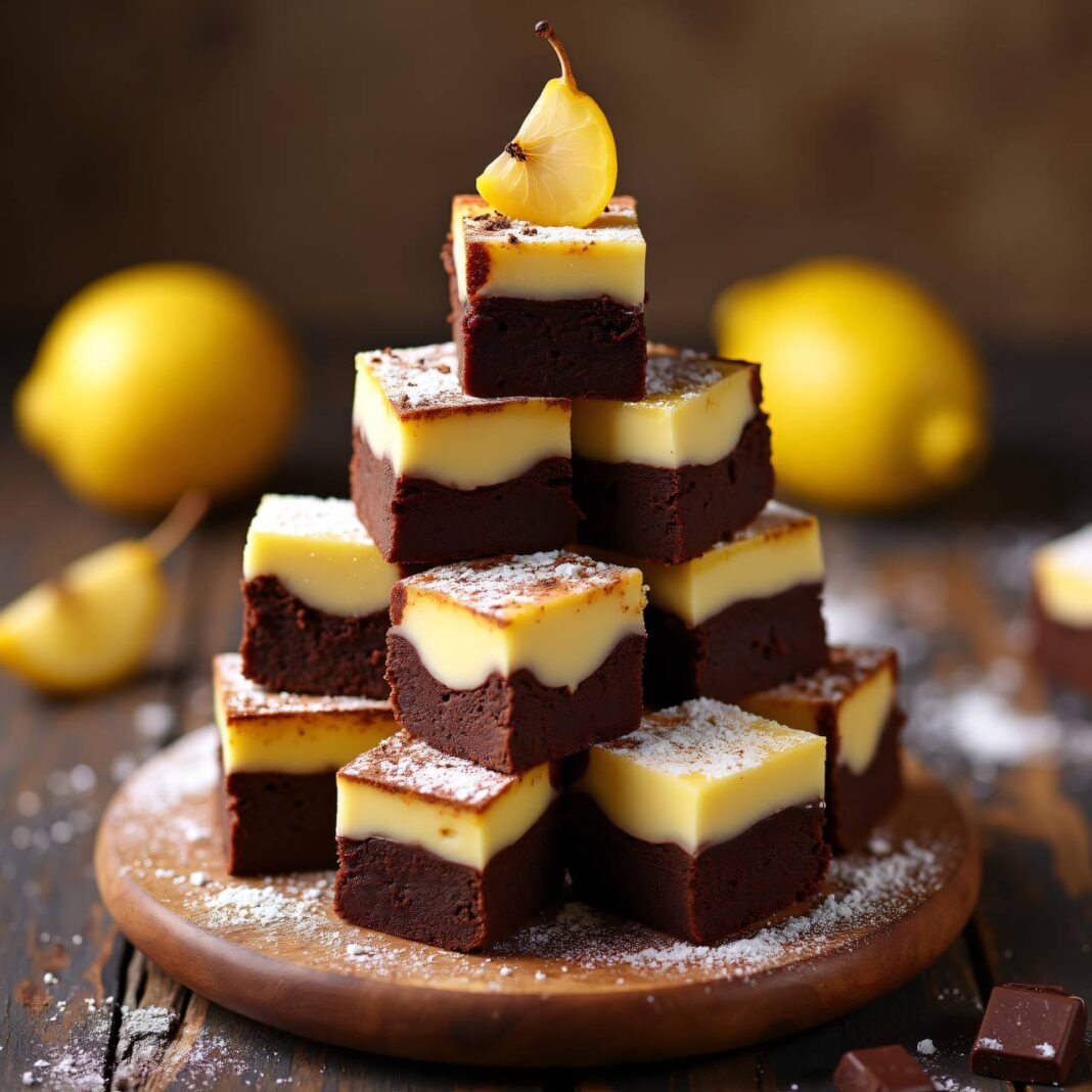 Schachbrett-Brownies Rezept Schachbrett-Brownies Rezept