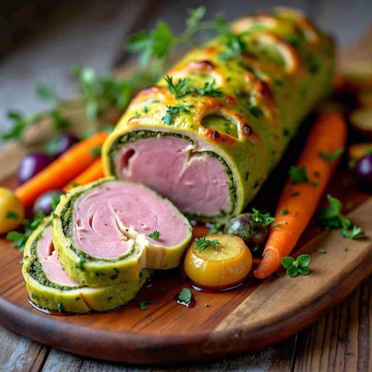 Schinken im Kräuter-Teig Rezept