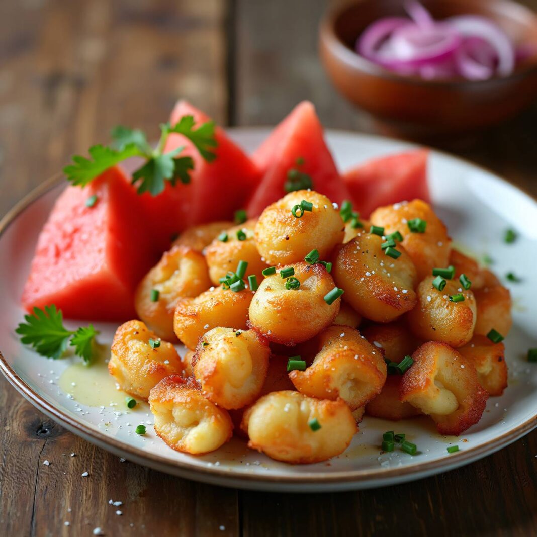 Schinken-Schmarrn mit Melone Rezept Schinken-Schmarrn mit Melone Rezept