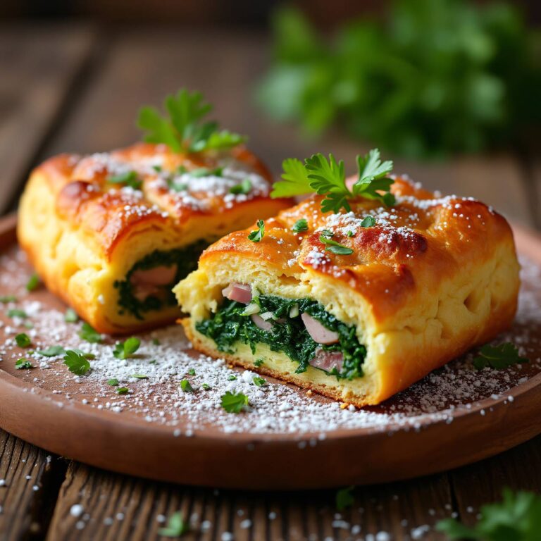 Schinken-Spinat-Cakes Rezept