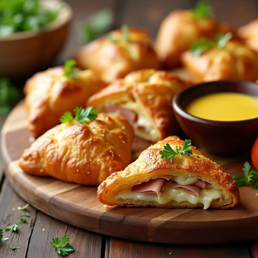 Schinkenschnecken mit Käse Rezept Schinkenschnecken mit Käse Rezept