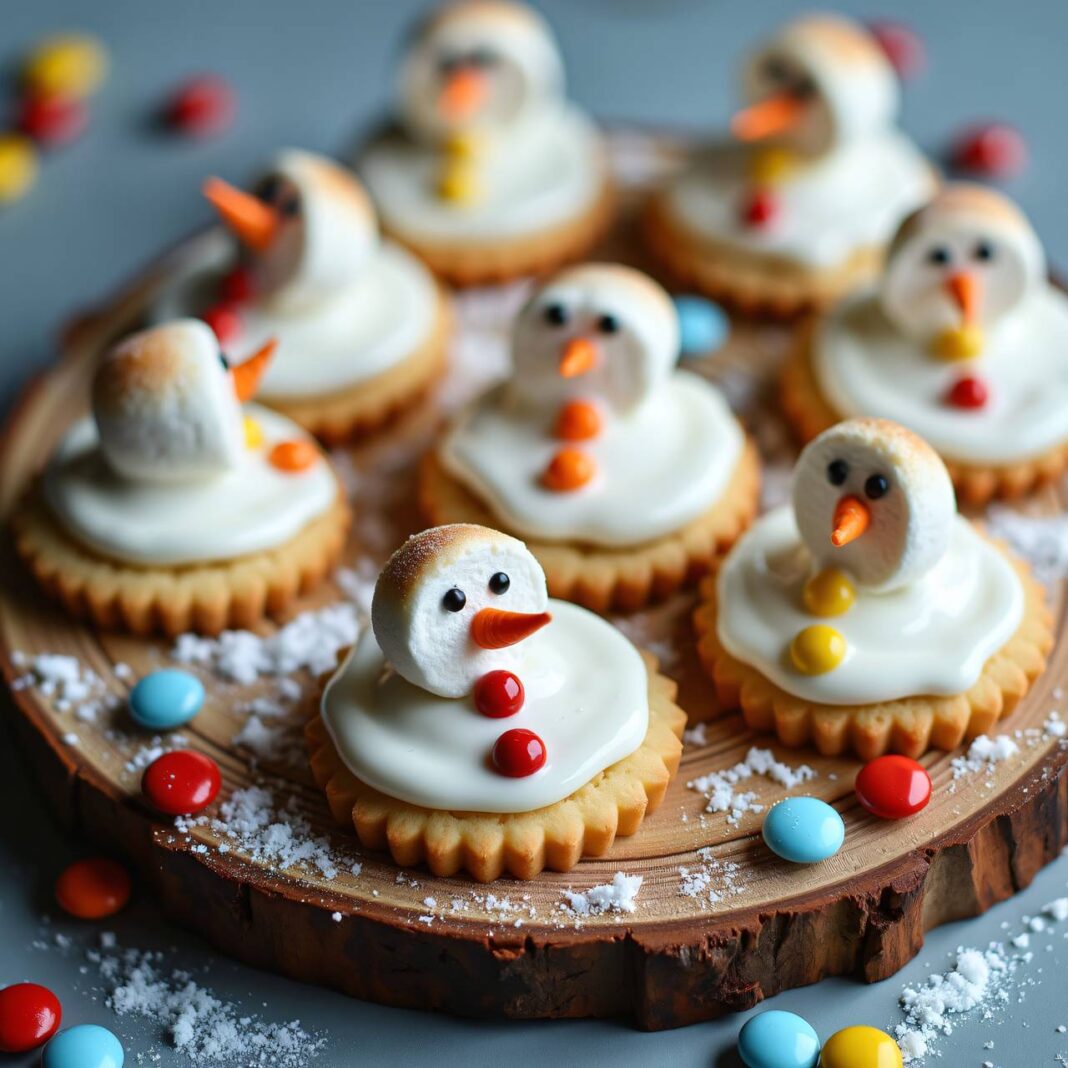 Schmelzende Schneemänner Kekse Rezept Schmelzende Schneemänner Kekse Rezept