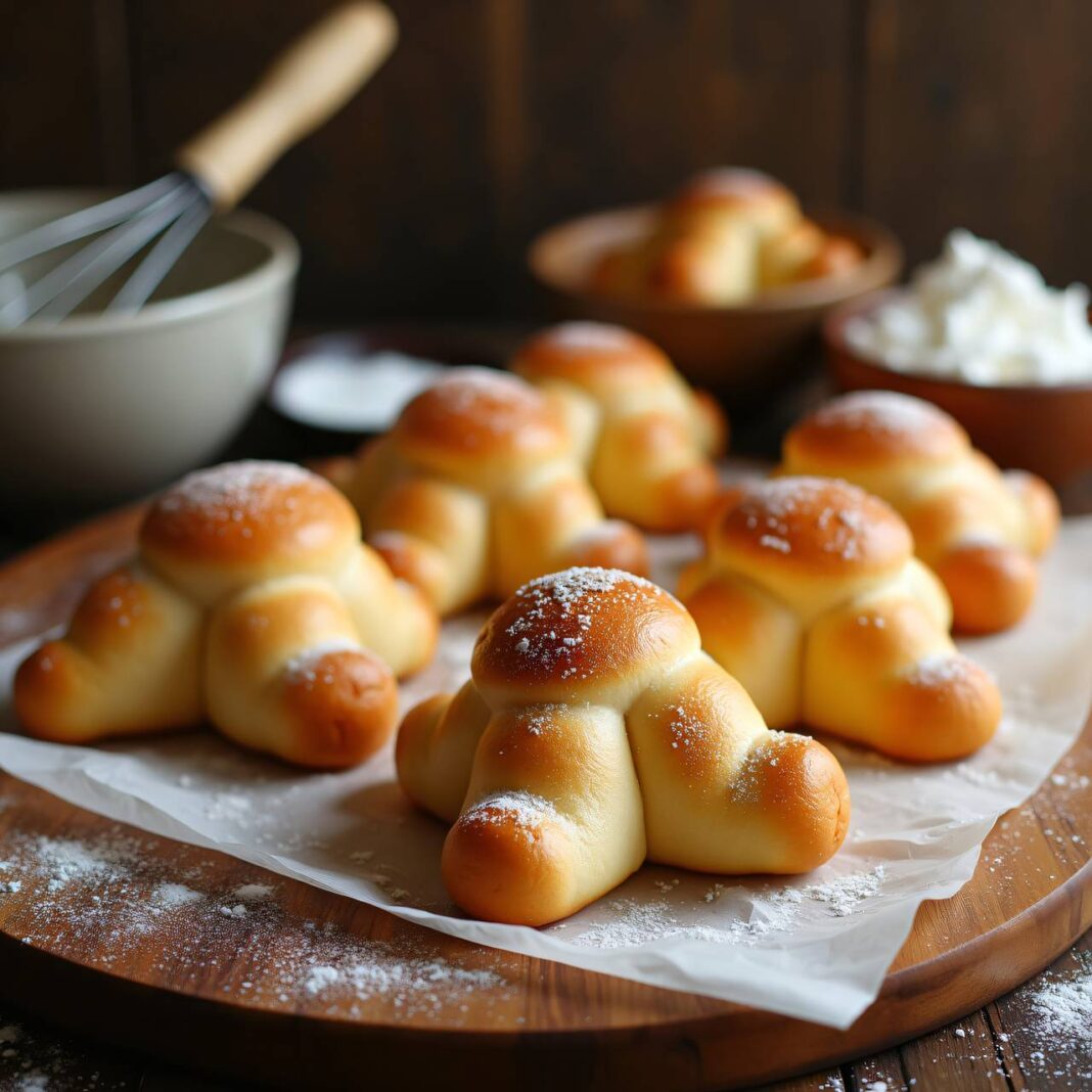 Schnelle Hefegebäcke mit Quark Rezept Schnelle Hefegebäcke mit Quark Rezept