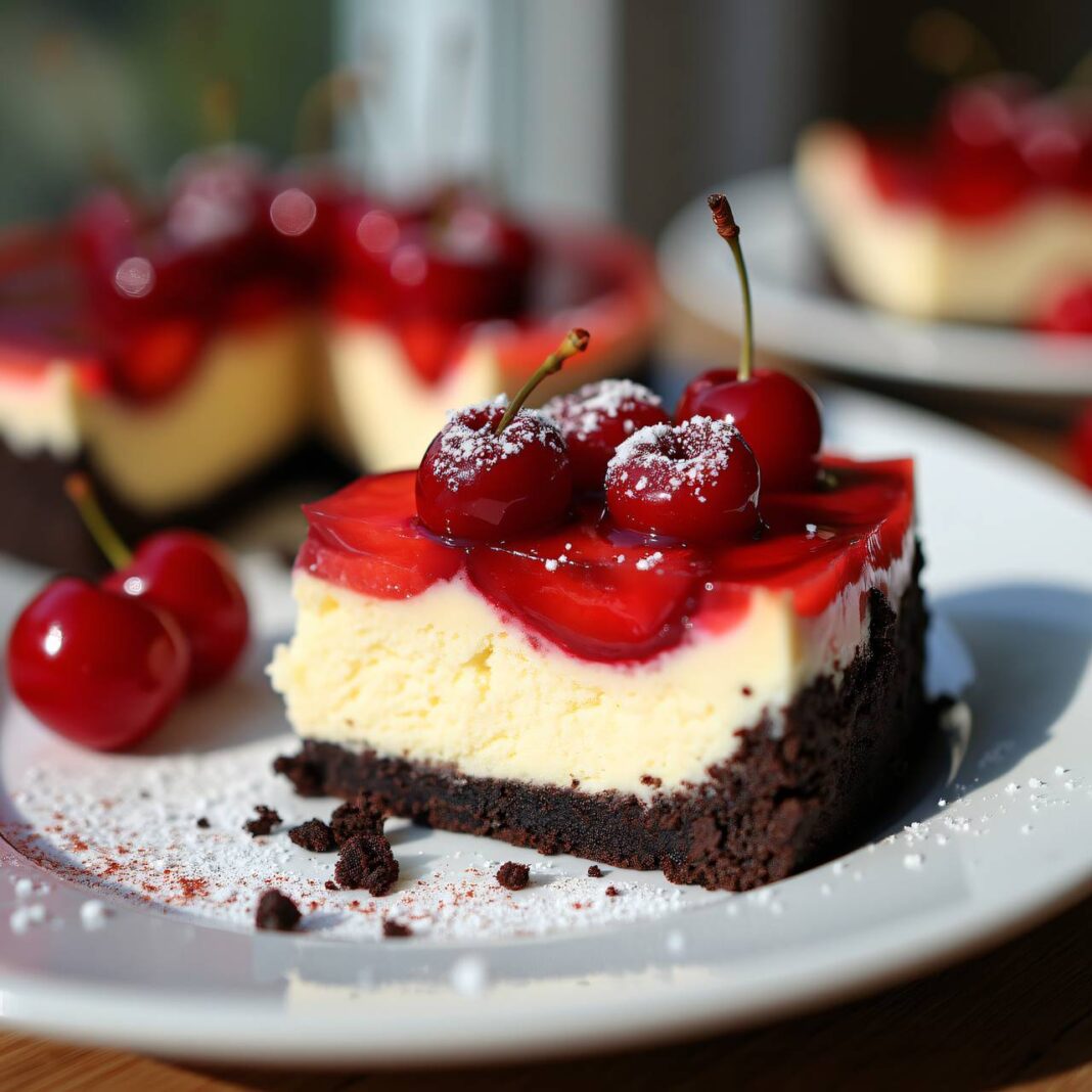 Schnelle Kirschen-Quarktorte Rezept Schnelle Kirschen-Quarktorte Rezept