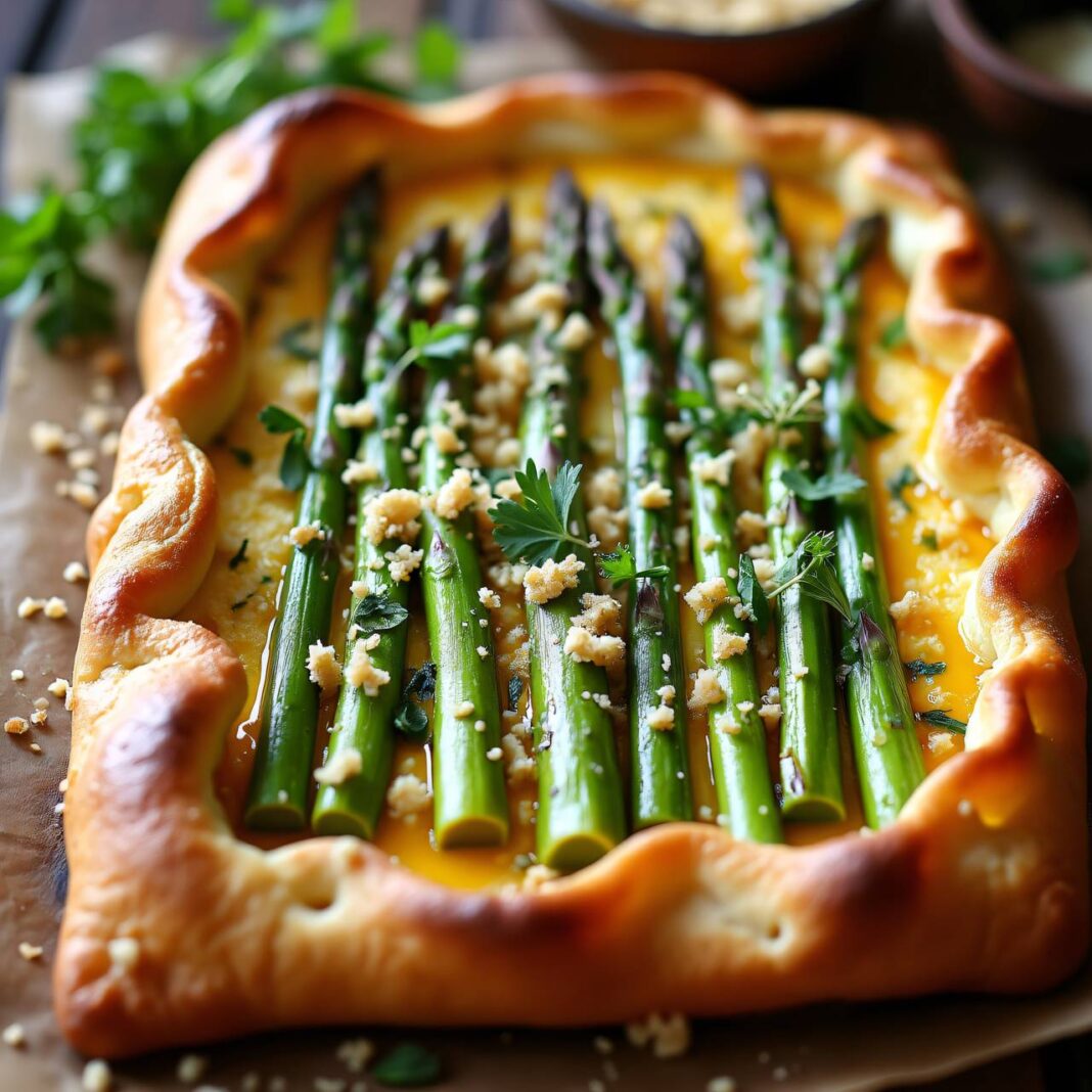 Schnelle Spargelblechkuchen Rezept Schnelle Spargelblechkuchen Rezept