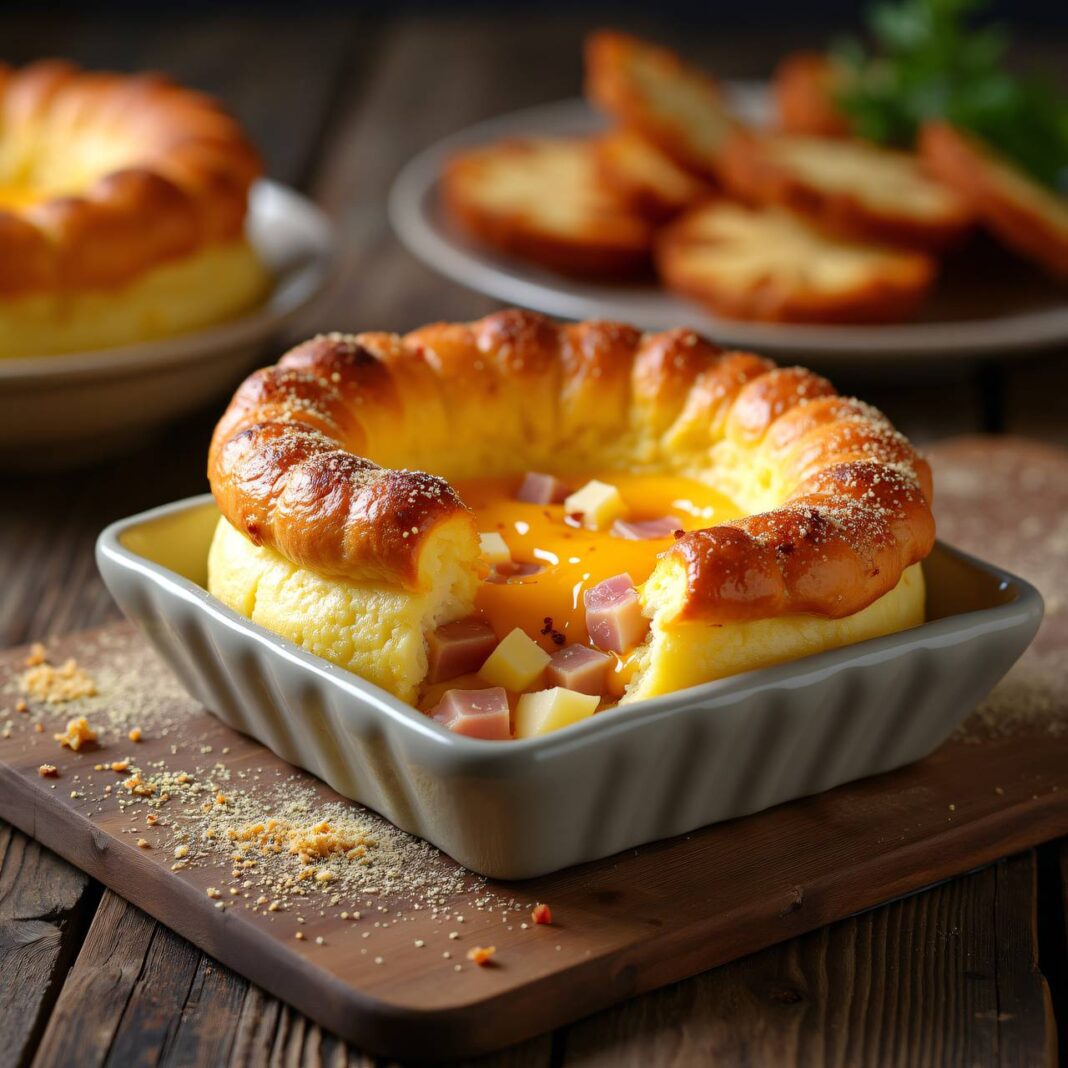 Schneller Auflauf mit Schinken Rezept Schneller Auflauf mit Schinken Rezept