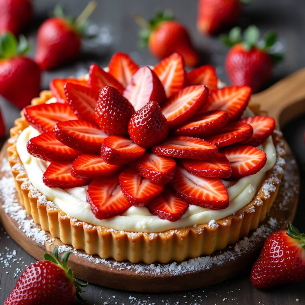 Schneller Erdbeerkuchen Rezept Schneller Erdbeerkuchen Rezept