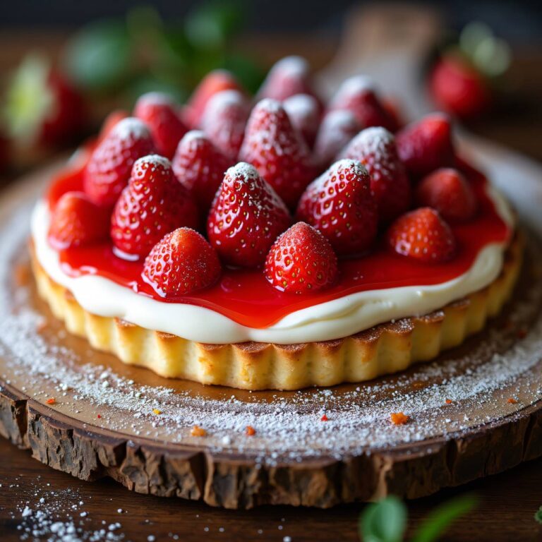 Schneller Erdbeerkuchen mit Quark Rezept