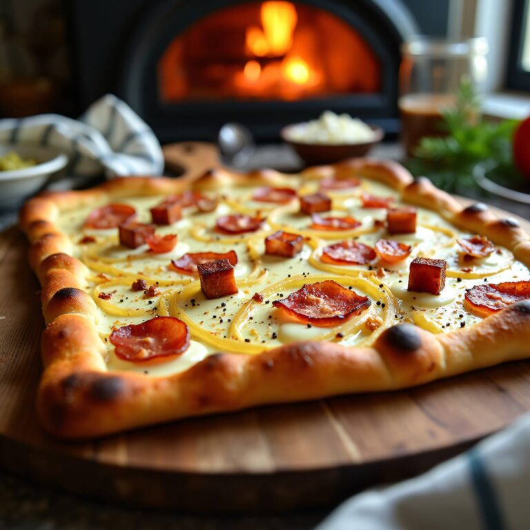 Schneller Flammkuchen Rezept