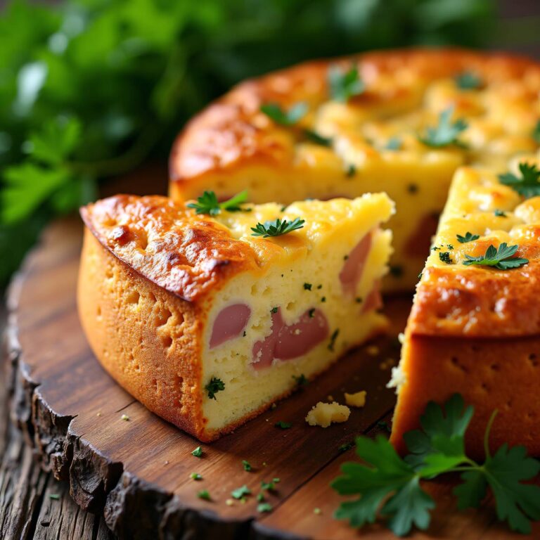 Schneller Schinken-Käse-Kuchen Rezept