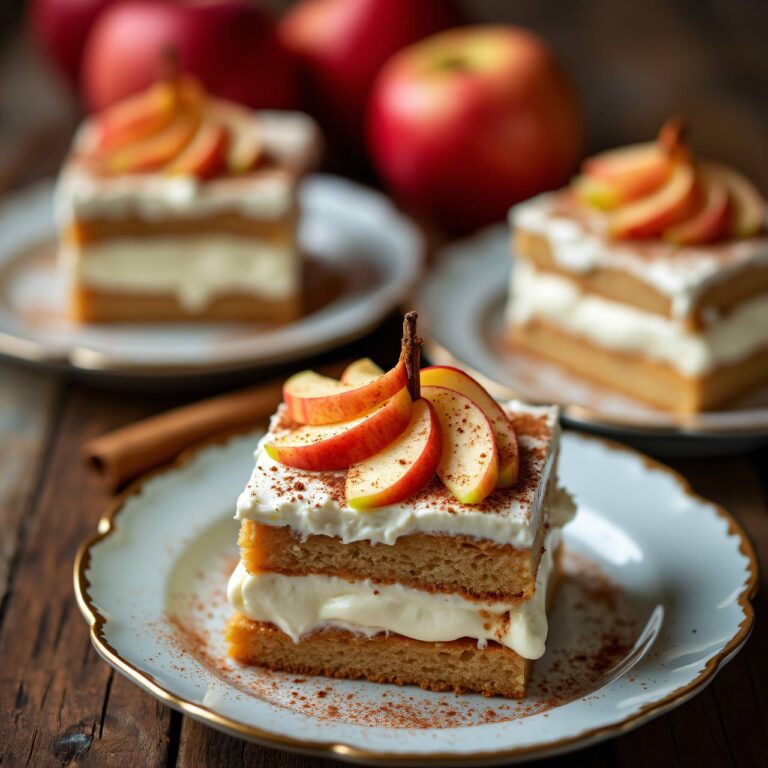 Schnelles Apfel-Tiramisu (ohne Ei) Rezept
