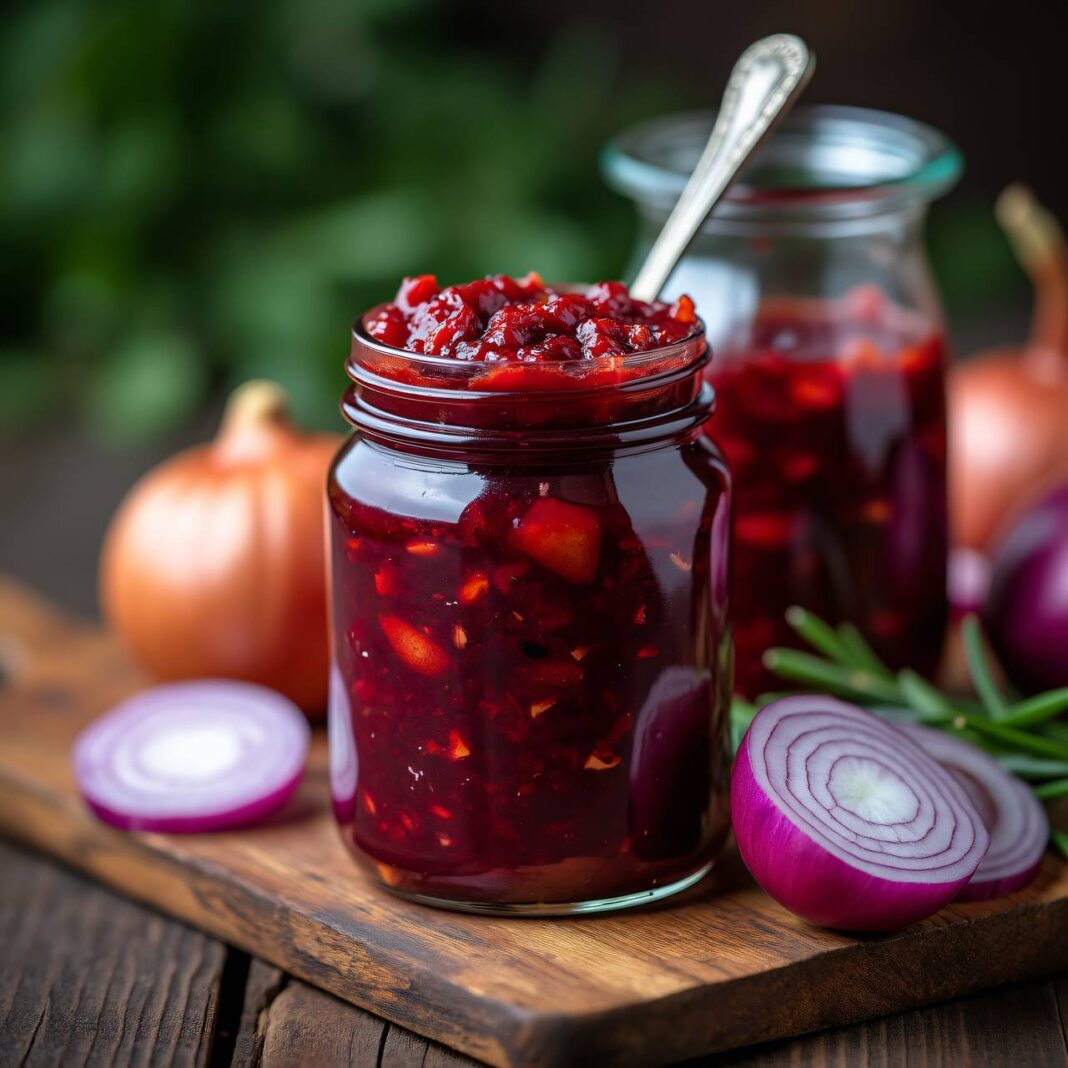 Schnelles Zwiebel-Chutney Rezept Schnelles Zwiebel-Chutney Rezept