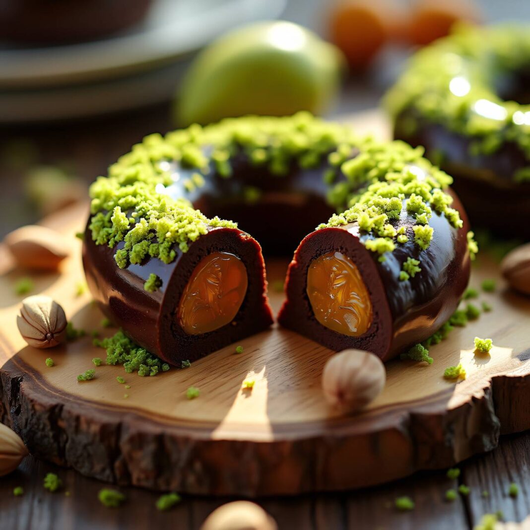 Schokolade-Pistazien-Kringel Rezept Schokolade-Pistazien-Kringel Rezept