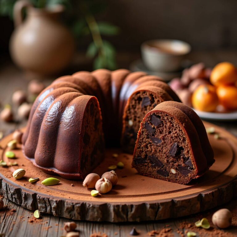 Schokoladen-Nuss-Gugelhopf Rezept