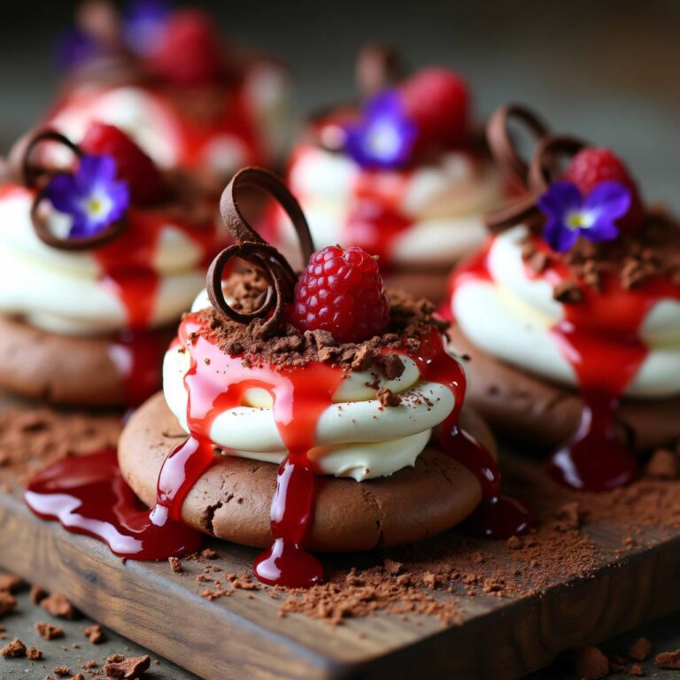 Schokoladen-Pavlova Rezept