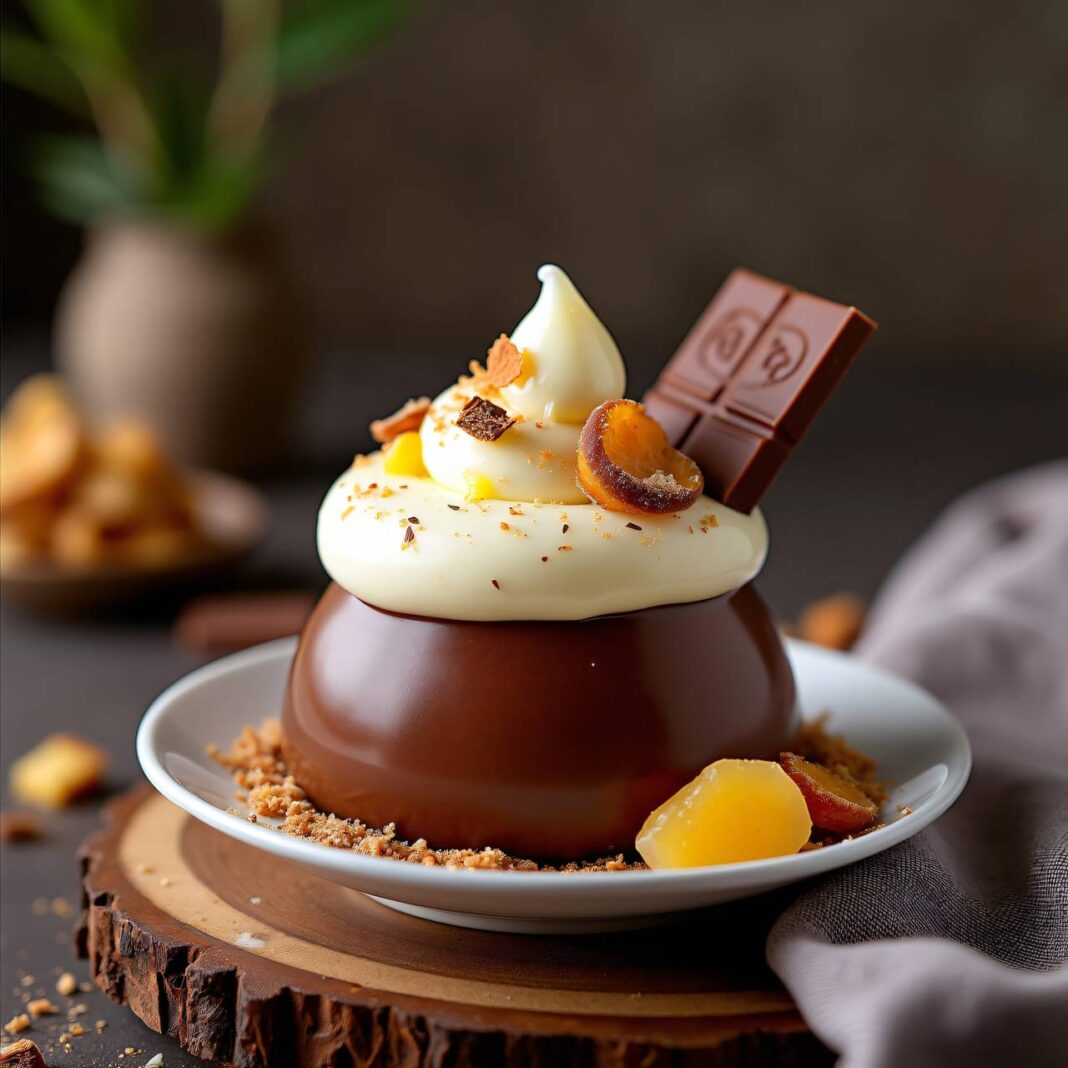 Schokoladenmousse mit Ingwerschaum Rezept Schokoladenmousse mit Ingwerschaum Rezept