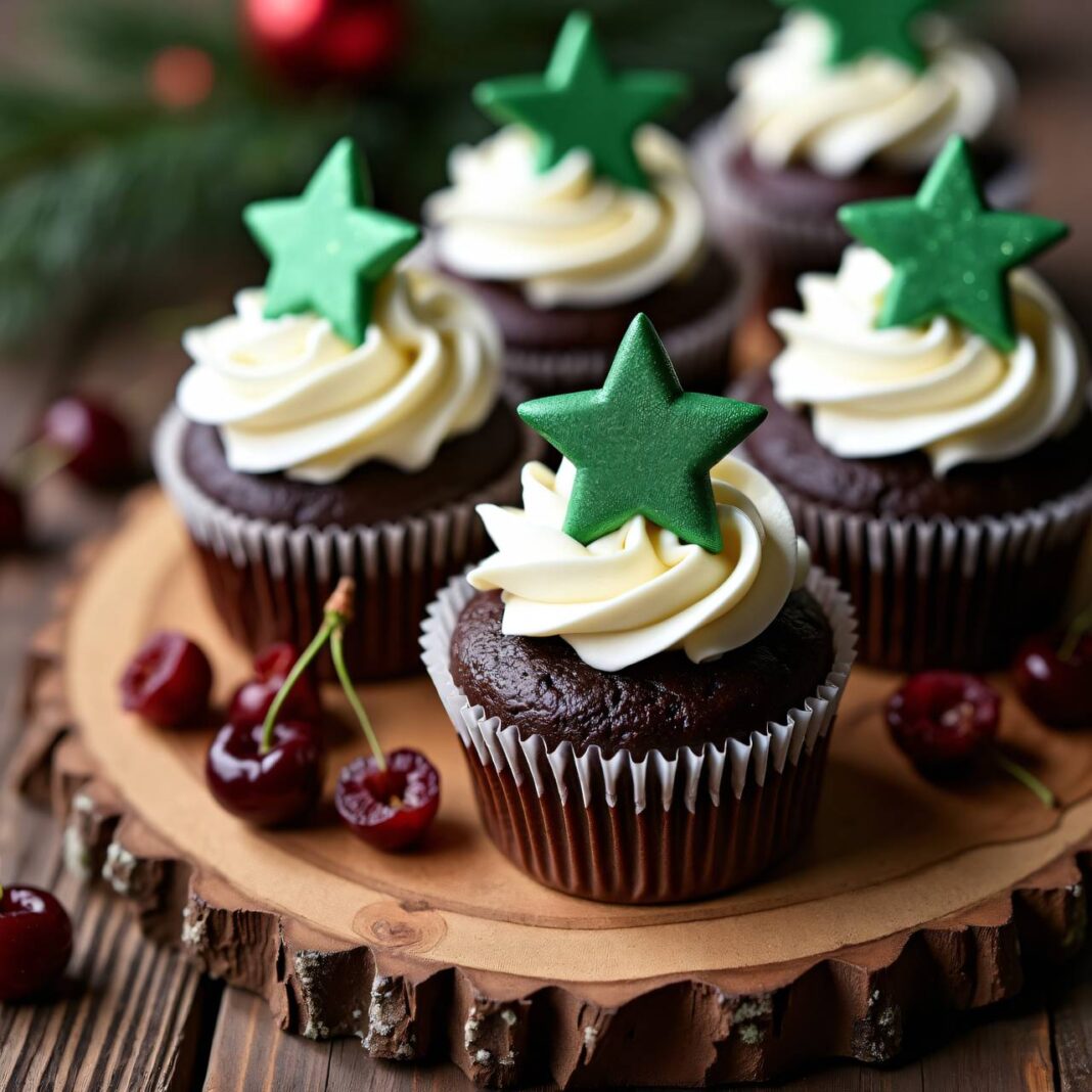 Schwarzwälder Cupcakes Rezept Schwarzwälder Cupcakes Rezept