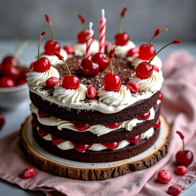 Schwarzwäldertorte (Kindergeburtstagstorte) Rezept