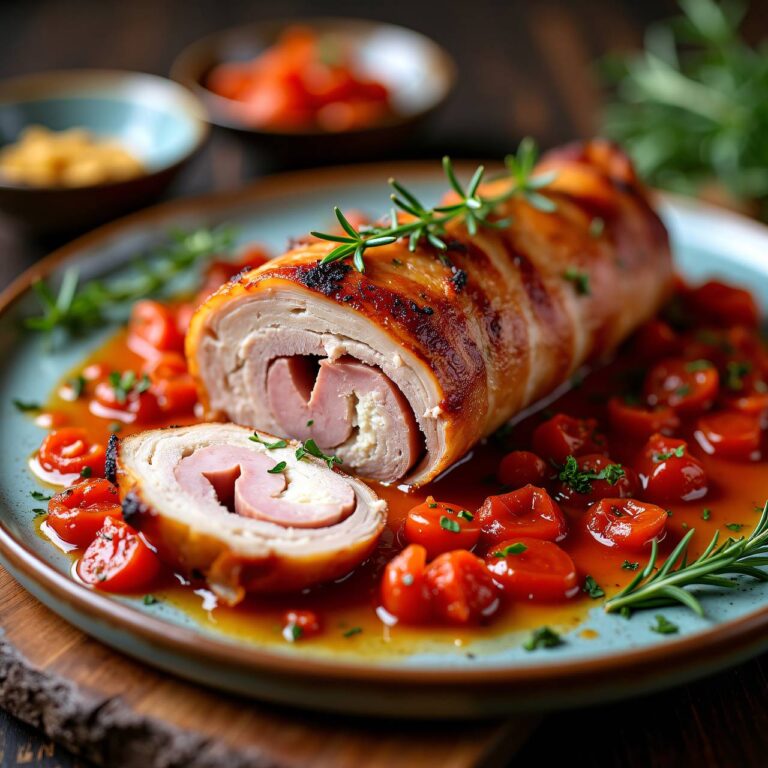 Schweinefilet im Rosmarin-Speckmantel Rezept