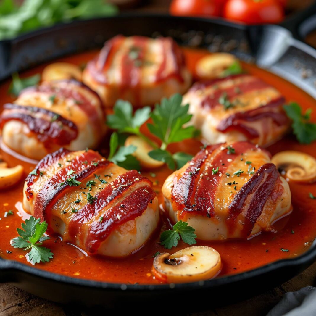 Schweinefilet-Medaillons mit Speck Rezept Schweinefilet-Medaillons mit Speck Rezept