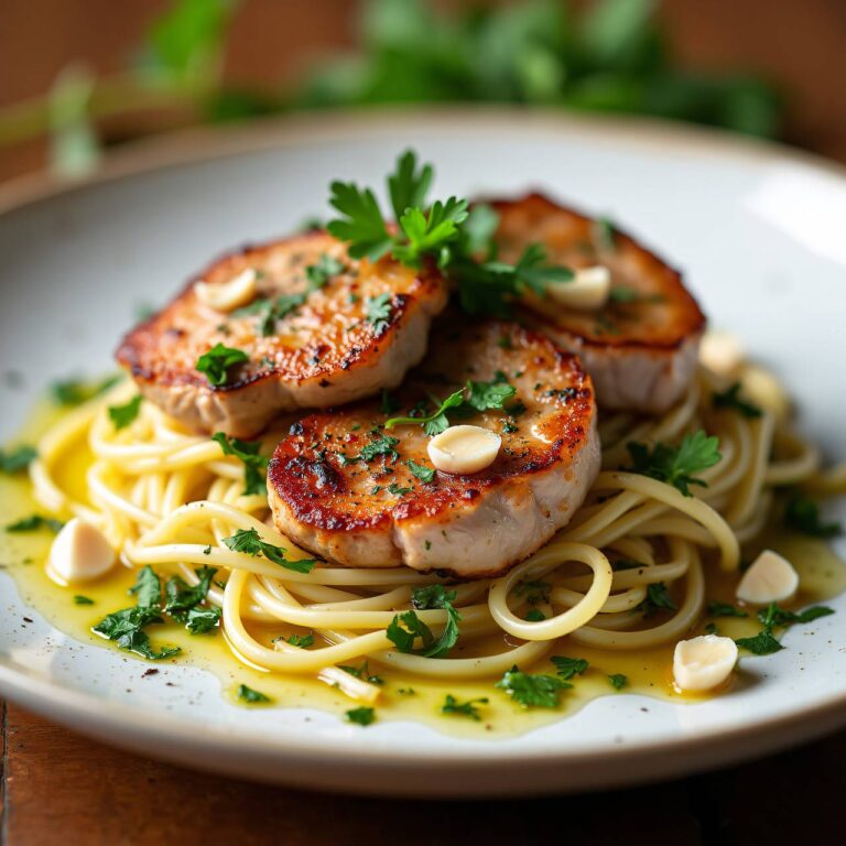 Schweinemedaillons mit Kräuternudeln Rezept