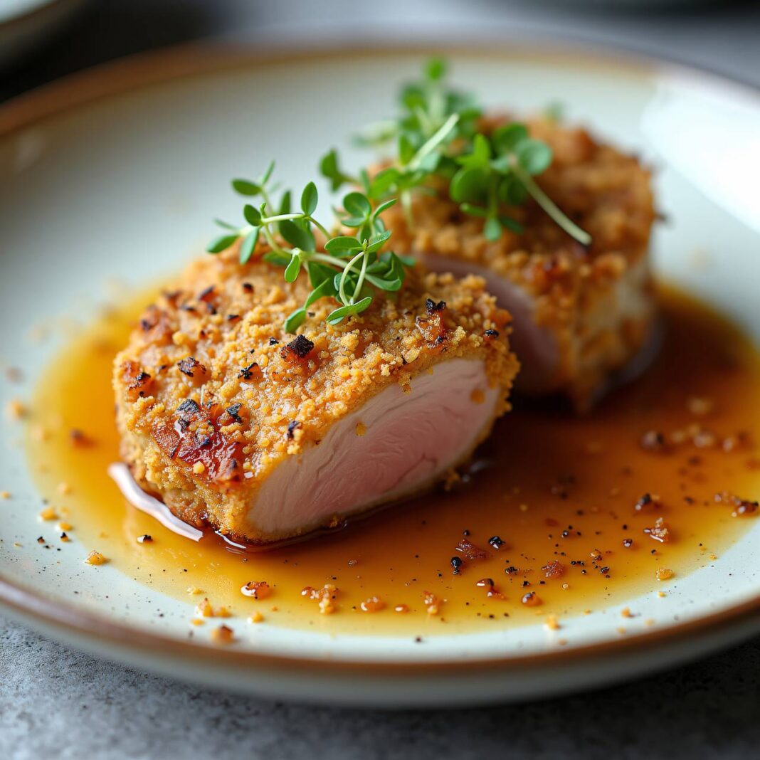 Schweinemedaillons mit Meerrettich-Kruste Rezept Schweinemedaillons mit Meerrettich-Kruste Rezept