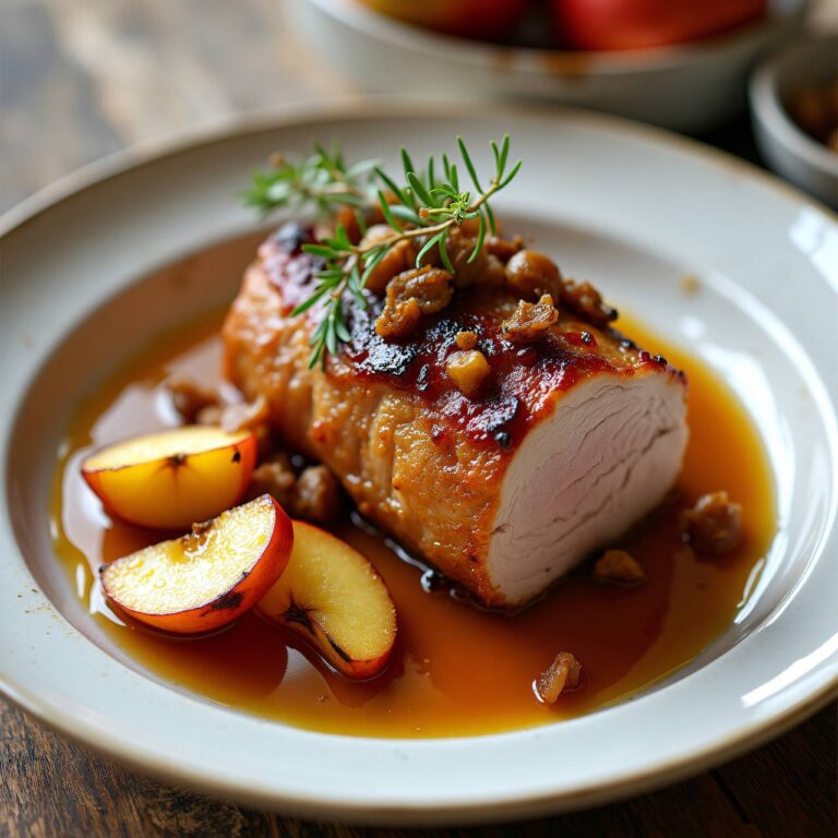 Schweinsbraten mit Äpfeln Rezept