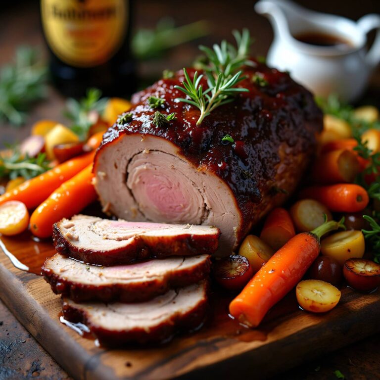 Schweinsbraten mit Bier Rezept