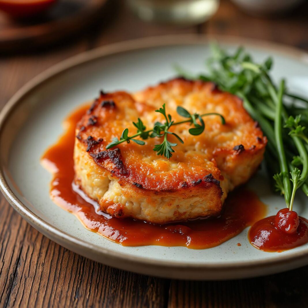 Schweinsbraten mit Käsekruste an Pfeffersauce Rezept Schweinsbraten mit Käsekruste an Pfeffersauce Rezept