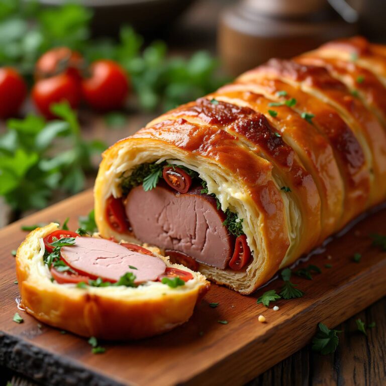 Schweinsfilet im Teig Rezept