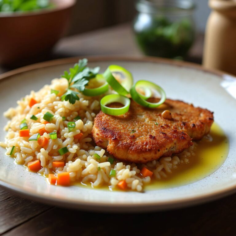 Schweinsschnitzel mit Reis Rezept