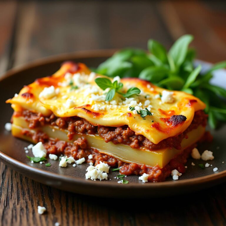 Sellerie-Moussaka Rezept