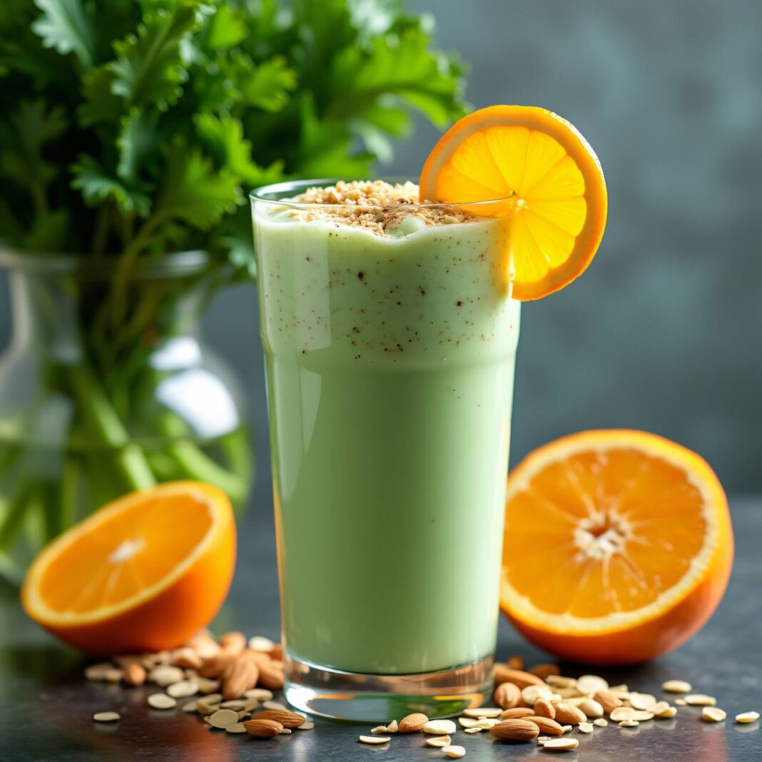 Sellerie-Orangen-Shake Rezept Sellerie-Orangen-Shake Rezept