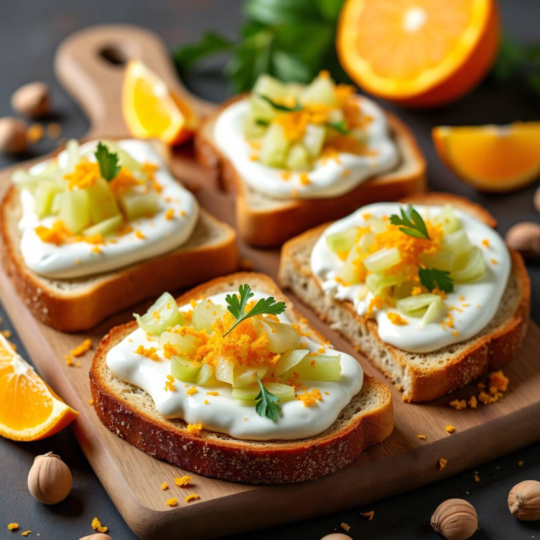 Sellerie-Toast Rezept Sellerie-Toast Rezept