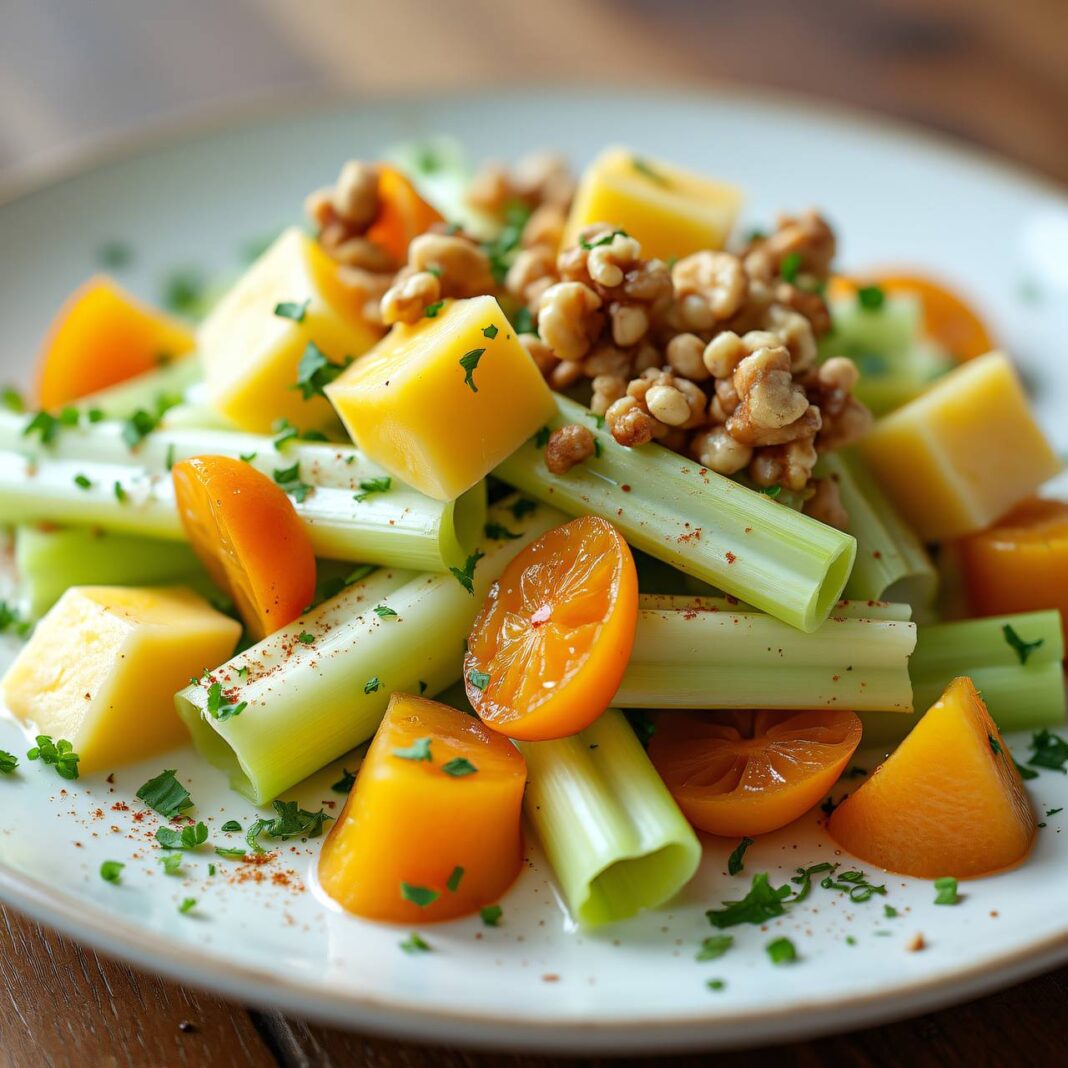 Selleriesalat mit Käse Rezept Selleriesalat mit Käse Rezept