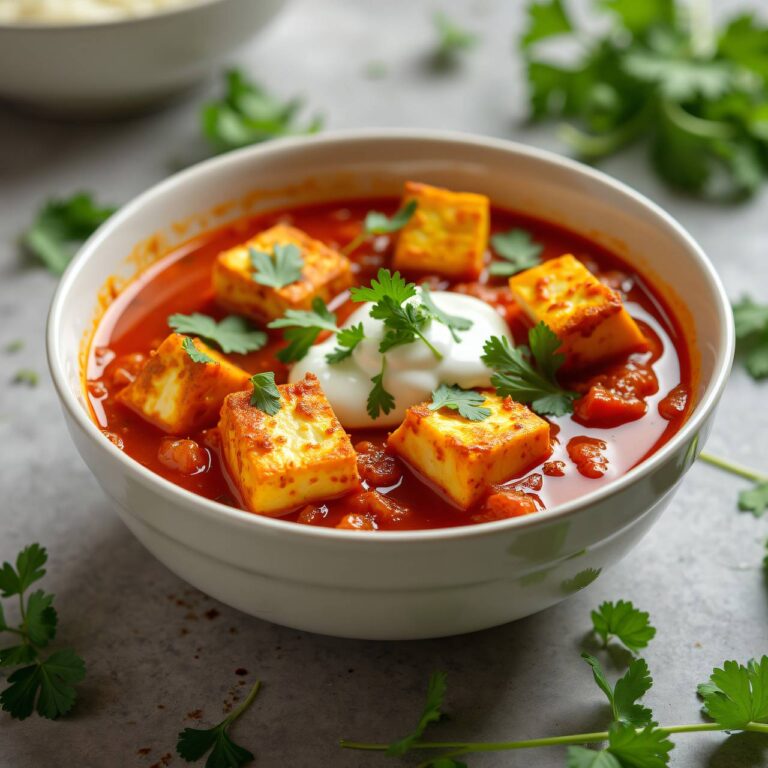 Shahi Paneer (Paneer in Tomatensauce) Rezept