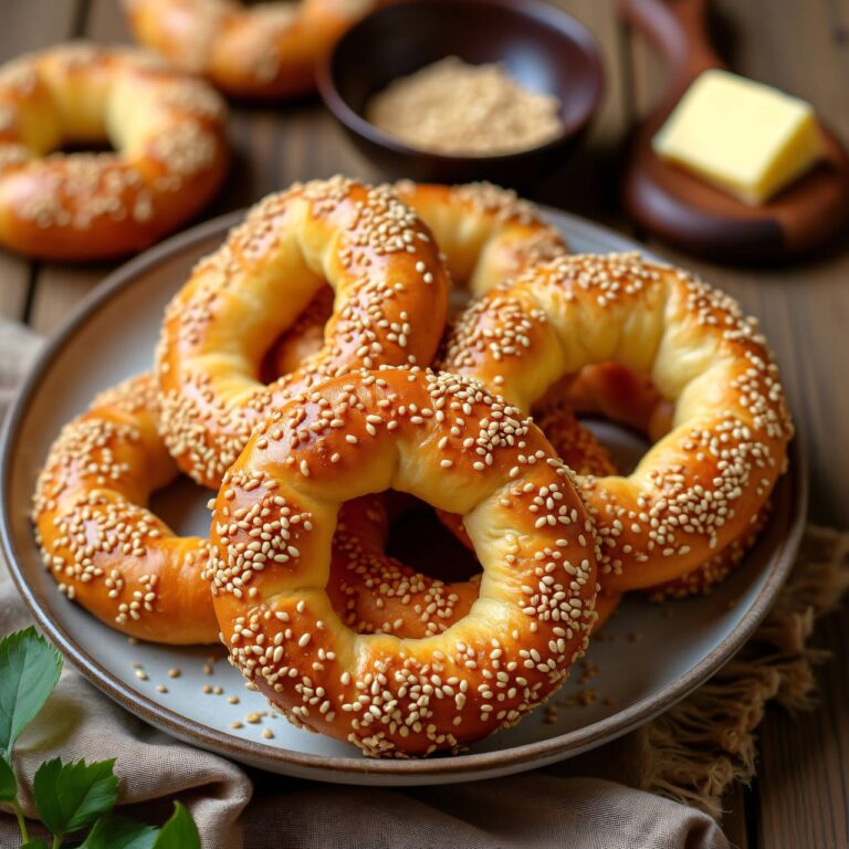 Simit (Sesamkringel) Rezept