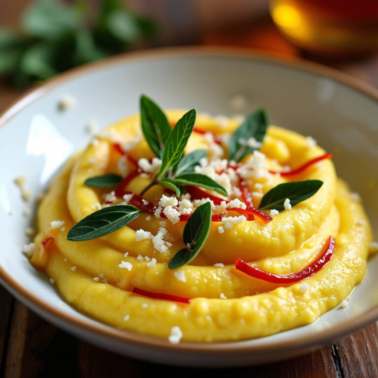 Soft-Polenta mit Salbeibutter Rezept